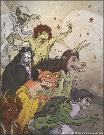 Quel est le nom des cr&eacute;atures mythologiques japonaise ?