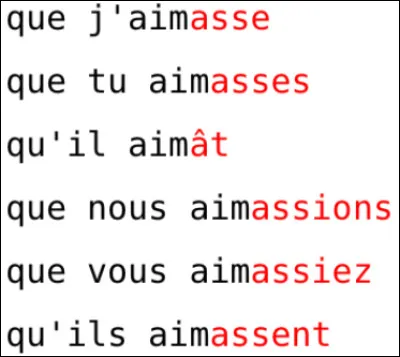 Quelle est cette conjugaison ?