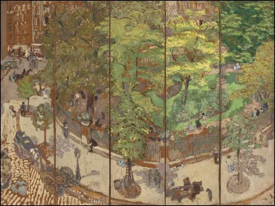 Quel peintre a représenté la "Place Vintimille" ?