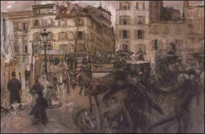 Quel peintre a représenté la "Place Pigalle" ?
