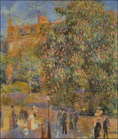 Quel peintre a représenté la "Place St Georges" ?