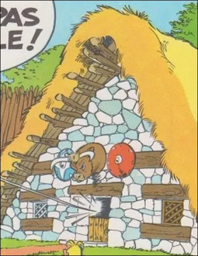 Quel habitant vit dans cette hutte ?