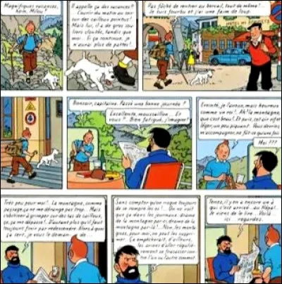 Dans quel volume Tintin doit-il faire face au mystérieux yéti ?