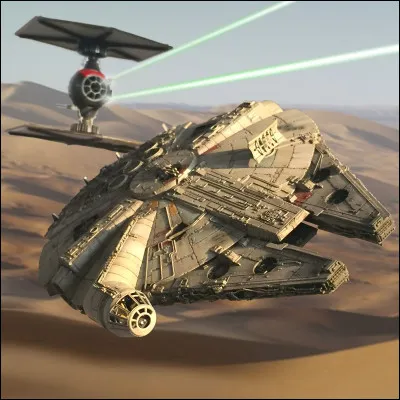 Dans quel univers retrouve-t-on le vaisseau spatial appelé "Le Faucon Millenium" ?