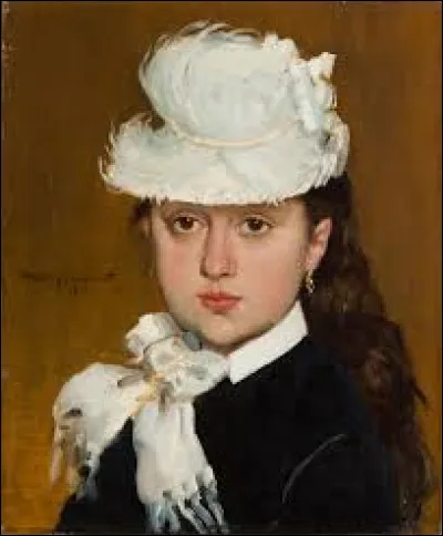Et on clôt ce quiz par trois questions concernant l'impressionnisme. Laquelle de ces trois artistes a réalisé ce tableau nommé ''Portrait de jeune femme au chapeau blanc'', en 1879 ?