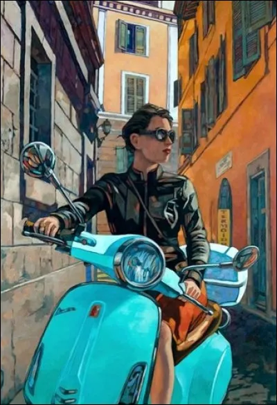 Lillustrateur américain Miles Hyman propose un carnet de voyage d'une ville italienne baignée par les teintes de coucher de soleil. De quelle ville s'agit-il ?