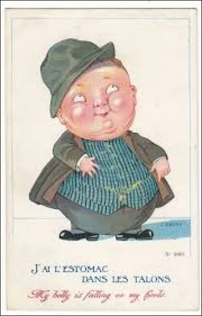 Selon une expression, quelle partie du corps a-t-on dans les talons quand on est affamé ?