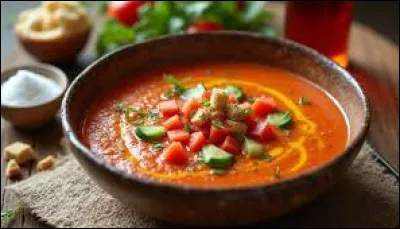 De quel pays est originaire le gaspacho ?