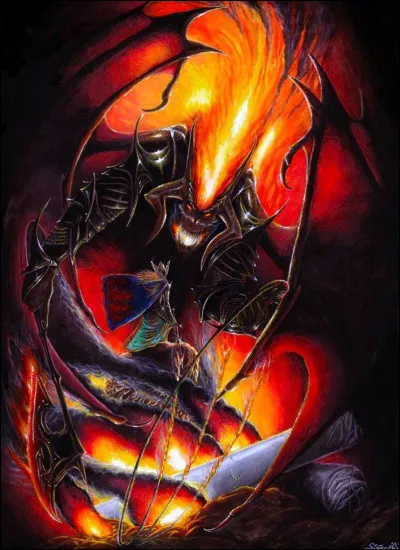 Quel nom sindarin signifie Seigneur du Feu ?