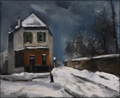 Qui est le peintre de "La Neige &agrave; Auvers" ?