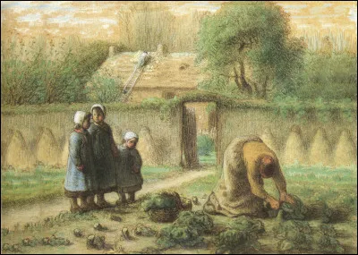 Qui a immortalis&eacute; cette sc&egrave;ne du "Jardin en famille" ?