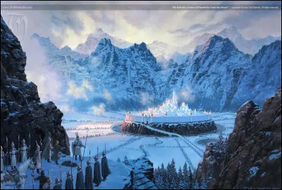 Qui accompagne Tuor dans son voyage vers Gondolin ?