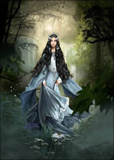 Quel est le surnom poétique de Lúthien donné par les hommes et elfes ?