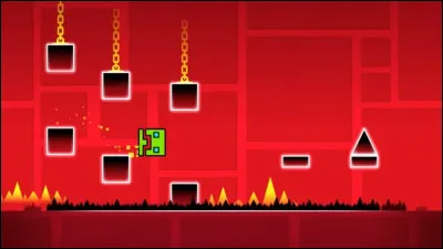 Quand on fait le niveau on peut voir une barre en haut avec notre progression, de quelle couleur est-elle ?