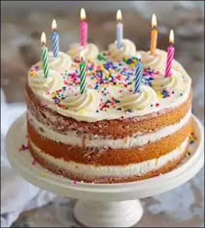 Combien y a-t-il de bougies sur ce birthday cake ?