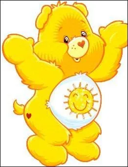 Quel est le nom du Bisounours jaune ?