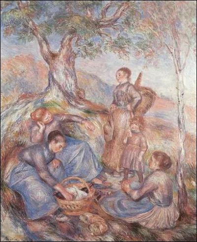 Qui a immortalisé sur sa toile "Le Repas des vendangeuses" ?