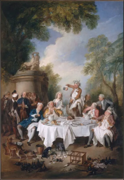 Qui a peint la toile intitul&eacute;e "D&eacute;jeuner de jambon" ?