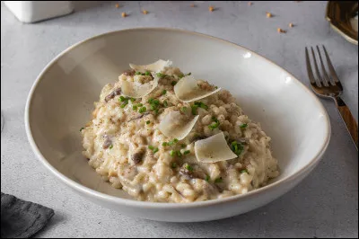 Quel plat italien est fait avec du riz ?