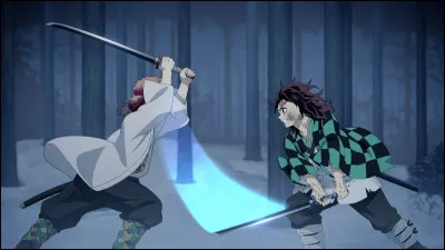 Quel objet Sakonji Urokodaki (son maître pour ceux qui se sont trompés), demande-t-il à Tanjiro de fendre en deux ?