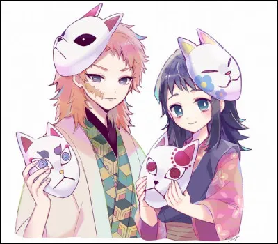 Comment s'appellent les enfants morts ayant aidé Tanjiro à s'entrainer ?