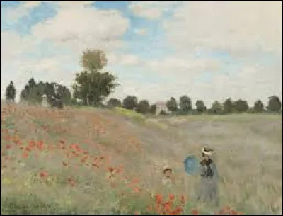 On débute notre visite en cherchant un impressionniste. En 1873, quel artiste a réalisé la toile intitulée ''Les Coquelicots'' ?