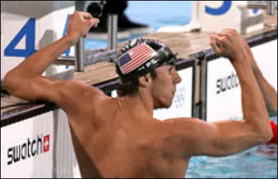 Le nageur américain Michael Phelps remporte ses six premières médailles d'or en ...