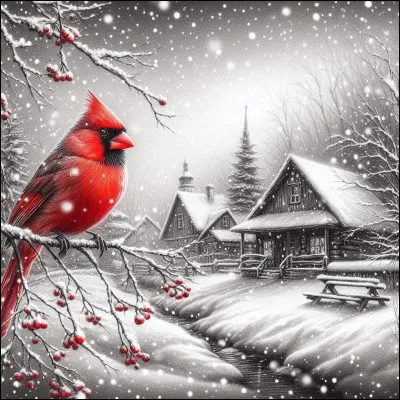 Quel nom porte ce magnifique oiseau de couleur rouge ?