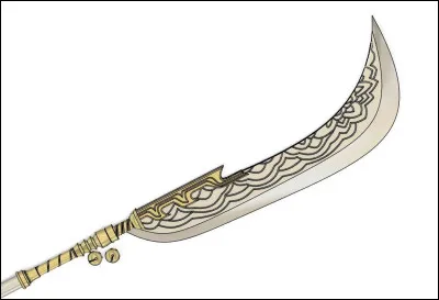 Elle possède comme arme, une lance. C'est...