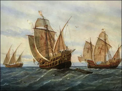 Quel était le nom du navire amiral de Christophe Colomb pour sa première expédition transatlantique, de 1492 à 1493 ?