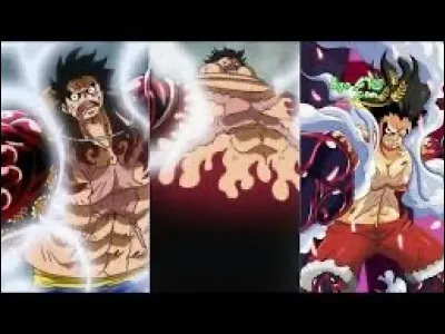 Comment sappellent les trois formes du Gear 4 de Luffy ?