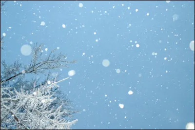 Il neige !
