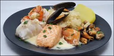 Comment se nomme la variante de la choucroute où les poissons remplacent les viandes ?