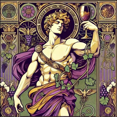Dans la mythologie romaine, de quoi Bacchus est-il le dieu ?