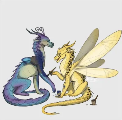 Pendant la fuite de Blue, qui rencontre-t-il ?