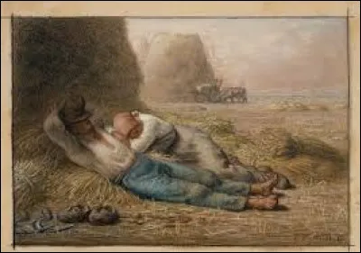À quel membre de l'École de Barbizon doit-on ce tableau nommé ''La Sieste'', en 1866 ?