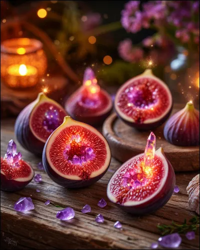 Au sens botanique du terme, la figue n'est pas un fruit mais un réceptacle contenant des fleurs.