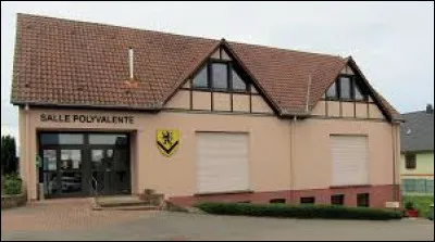 Commune de l'arrondissement de Haguenau-Wissembourg, sur les bords du canal de la Marne au Rhin, Donnenheim se situe dans le département ..