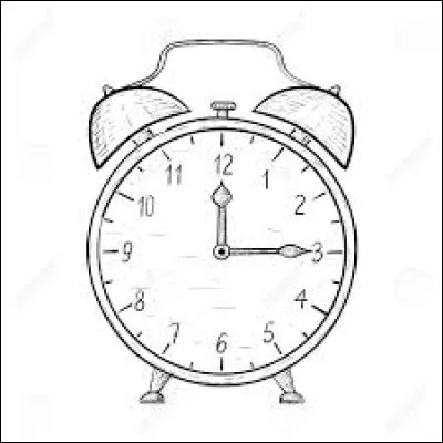 Tu as 2 heures. Le midi, tu�