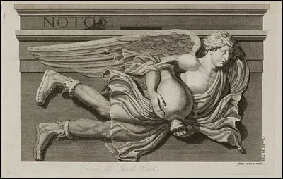 Qui est le dieu grec du vent du sud ?