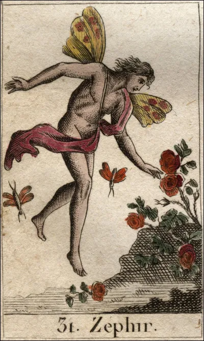 Qui est le dieu grec du vent de l'ouest ?