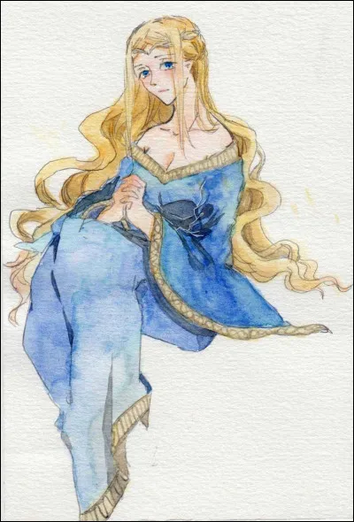 Indis accompagne-t-elle ses enfants dans les grands voyages des Noldor ?