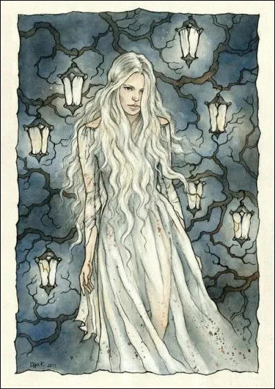 Quel bien pr&eacute;cieux Galadriel donne-t-elle &agrave; sa fille ?