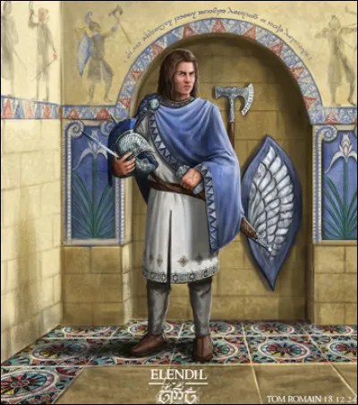 Comment Tolkien décrit-il Elendil dans ses textes ?