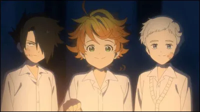 P - Promised Neverland : Comment se nomment ces trois enfants ?