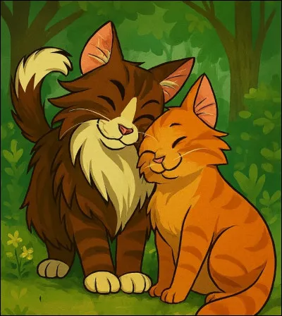 Question pour mâles : tu apprends que ta compagne (Plume de Rose) attend tes chatons.