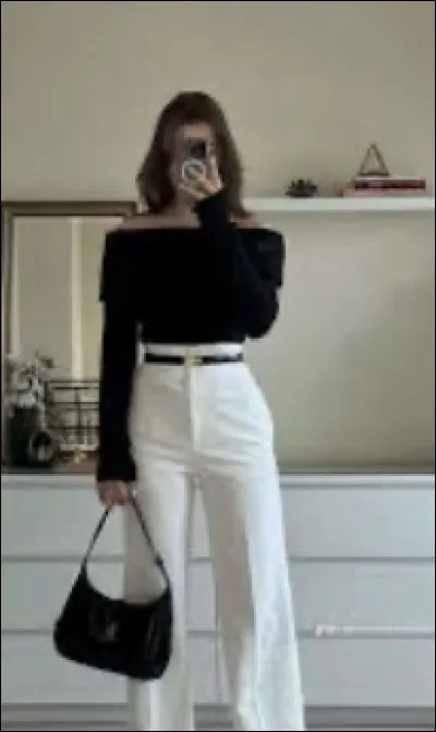 Que préfères-tu ? 
Loufit 1 : jean large et gilet rose pâle avec des sambas ou loufit 2 : un short noir avec des collants noirs et une veste en poils danimaux marron ?