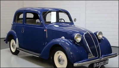 Quelle est cette petite auto originaire d'Italie ?