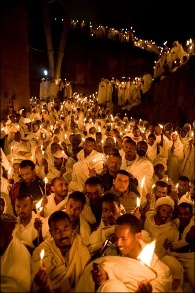 Quel nom porte la fête de Noël en Éthiopie ?