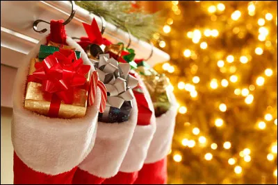 Qu'y a-t-il souvent dans les stockings ?